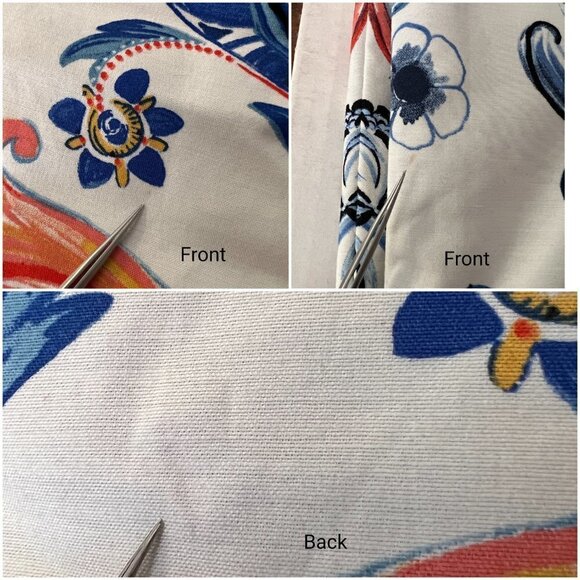 Anthropologie Moulinette Souers Blue Floral Paisley Midi Pencil Skirt Sz 0 - Picture 11 of 11